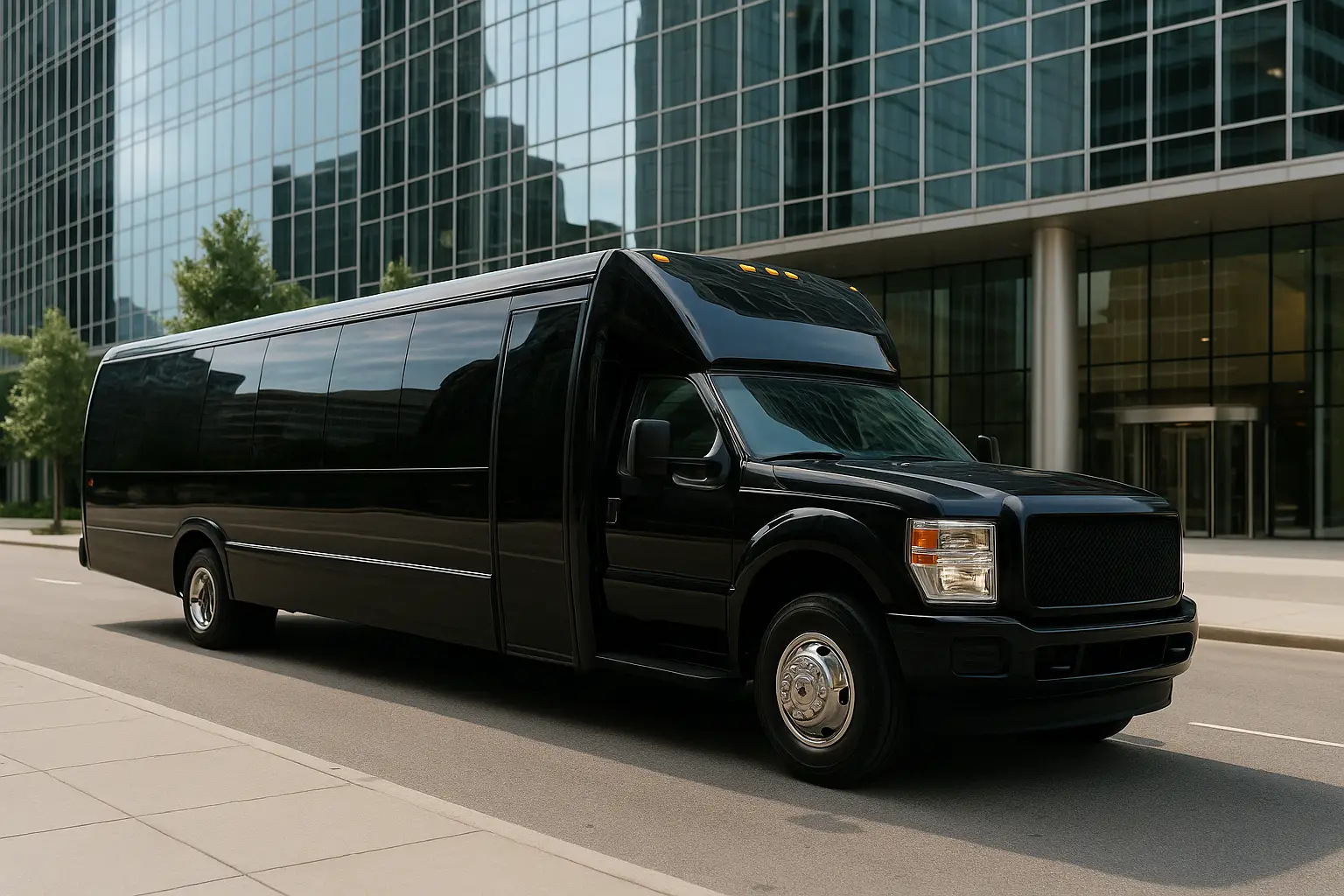 Black party bus Black party bus