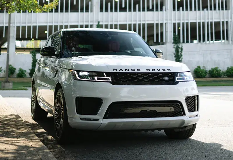 White luxury SUV White luxury SUV