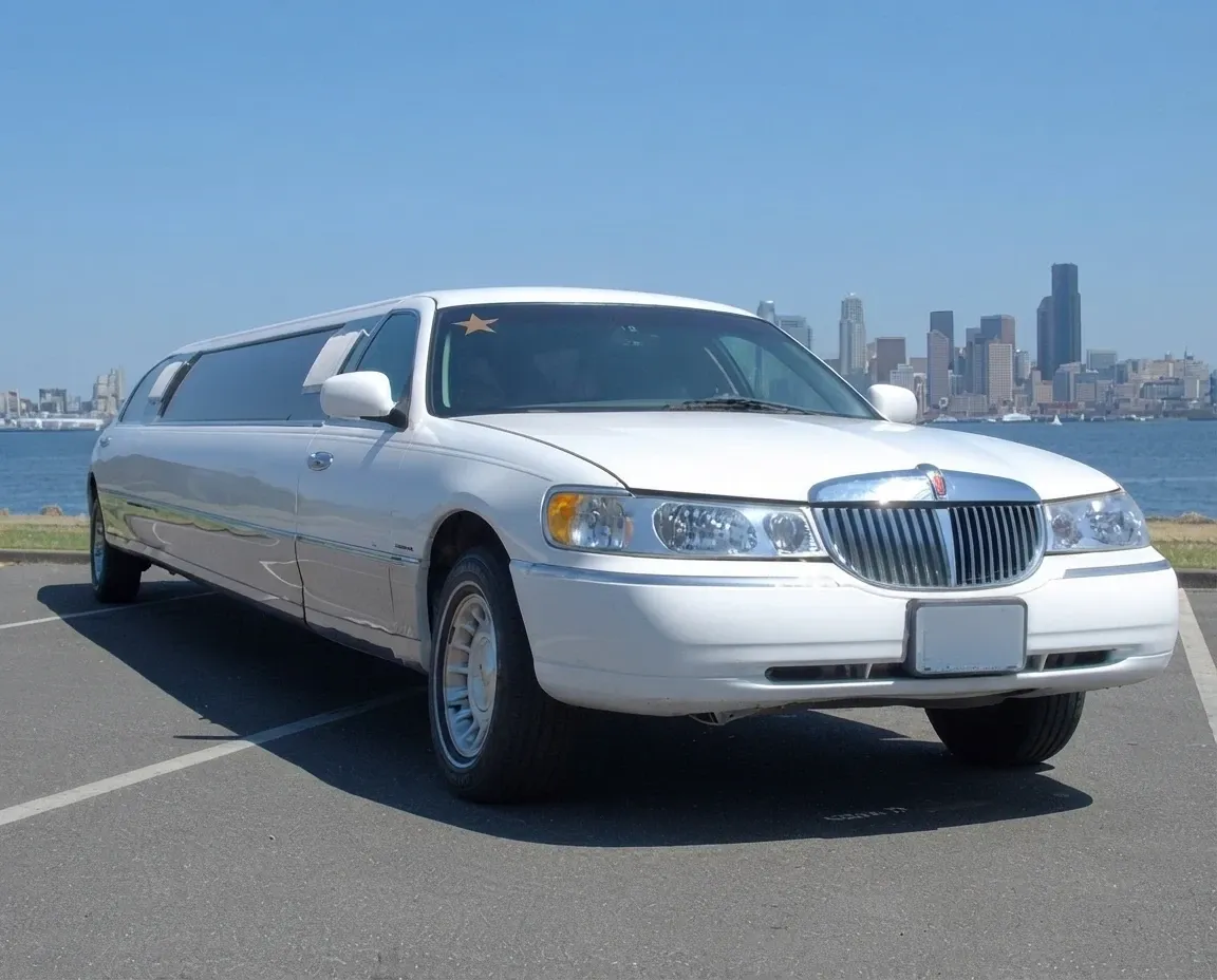 12 Passenger Lincoln Limousine offered for limo rental