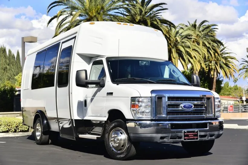 14 Passenger Limousine Bus offered for party bus rental