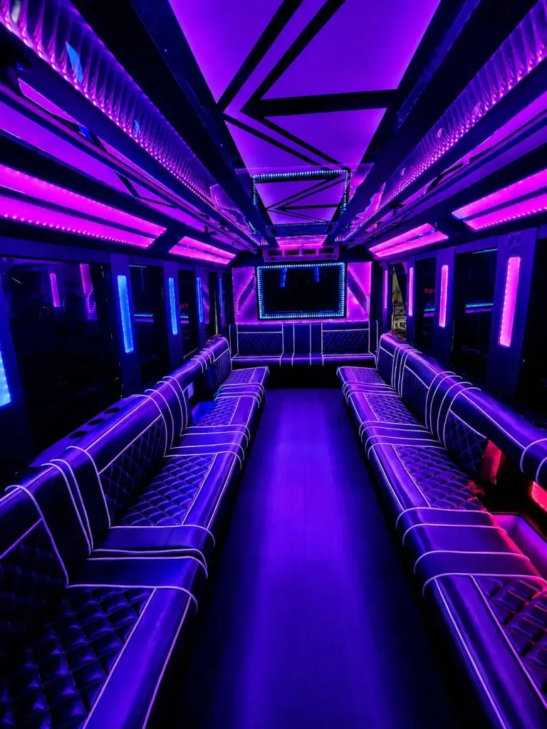 White 20 Passenger Party Bus no. 2