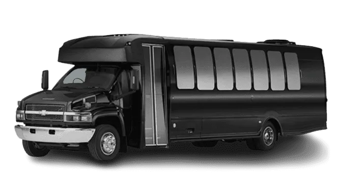 30-Passenger Party Bus offered for party bus rental