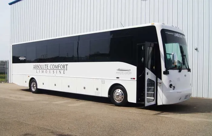 40 Passenger Limo Bus for party bus rental