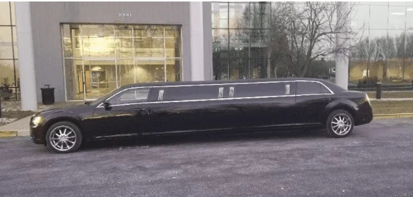 White Black Chrysler Limousine no. 2