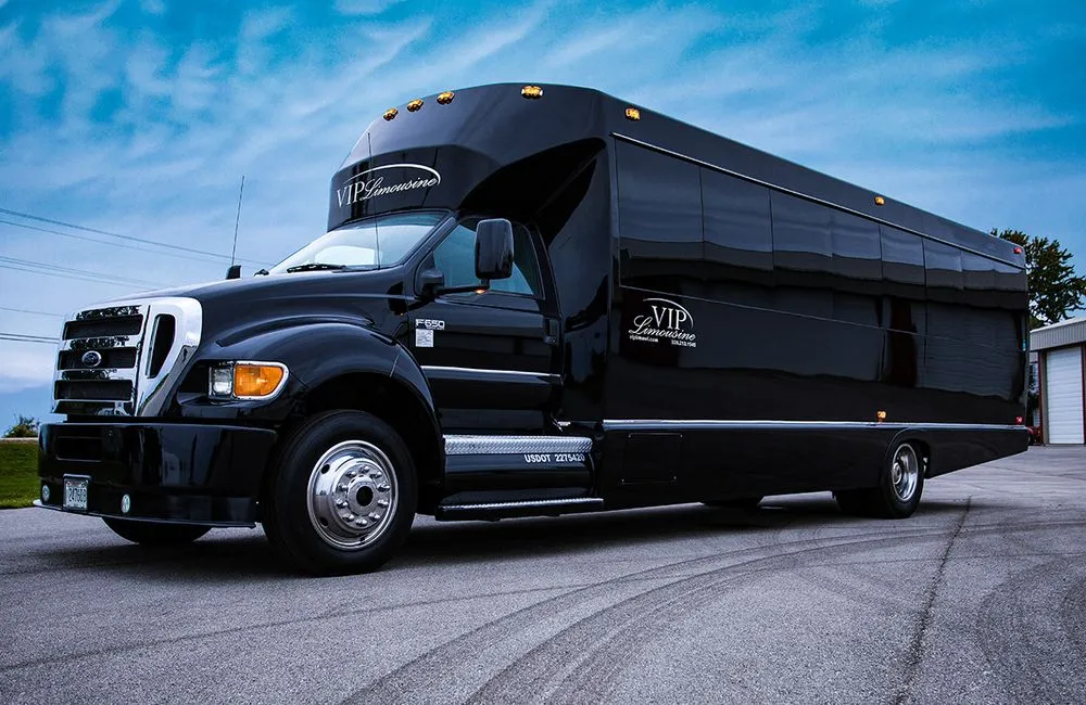 Black Tiffany Party Bus for party bus rental