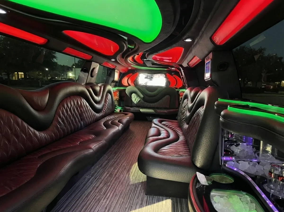 White Cadillac Escalade Limousine no. 2