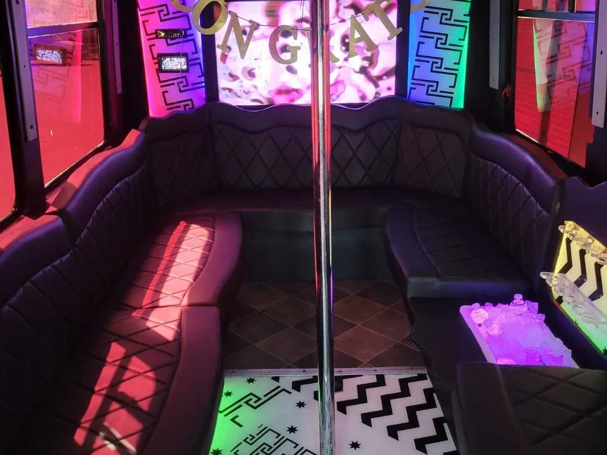 White Chevrolet Party Bus no. 2