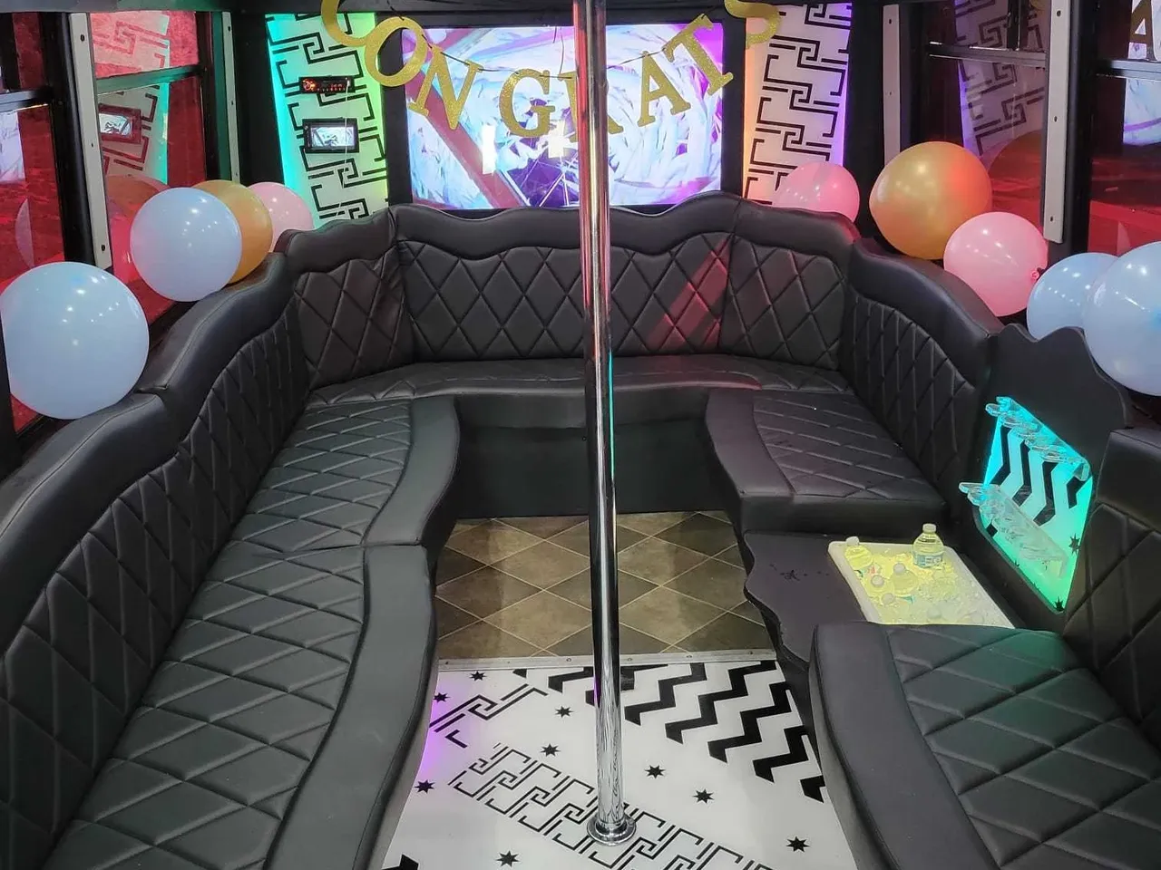 White Chevrolet Party Bus no. 3