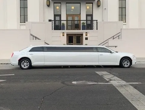 White Chrysler 300 Stretch for limo rental in Hamilton County, NY White Chrysler 300 Stretch for limo rental in Hamilton County, NY