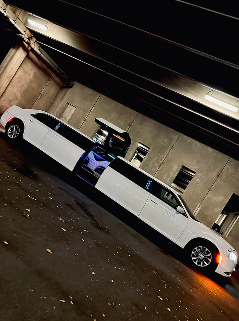 White Chrysler 300 Jet Doors exterior shot no. 11 — bridal (jet) door