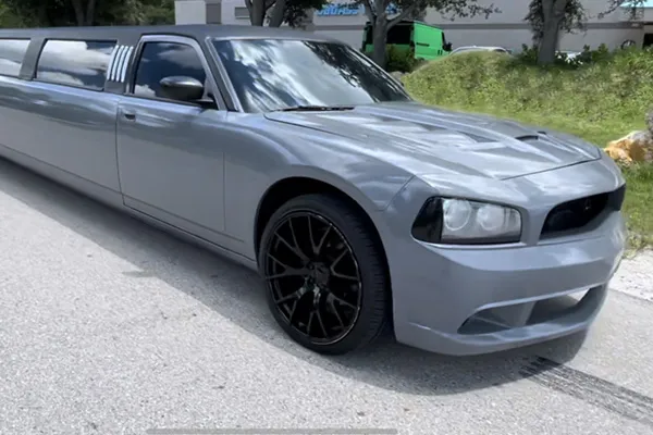 Dodge Charger Stretch Limousine offered for limo rental