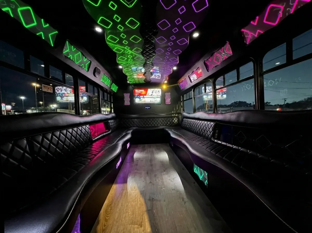 White Ford E-450 Series Party Bus no. 5