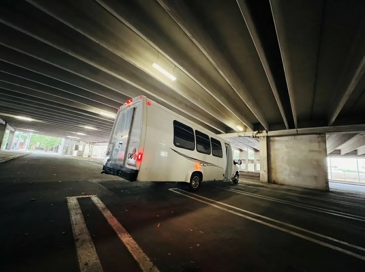 White Ford E-450 Series Party Bus no. 6