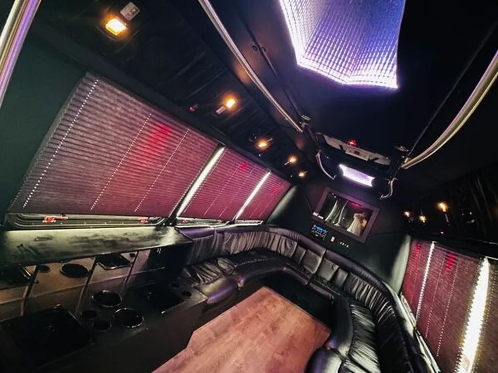 White Ford E-450 Series Party Bus no. 5