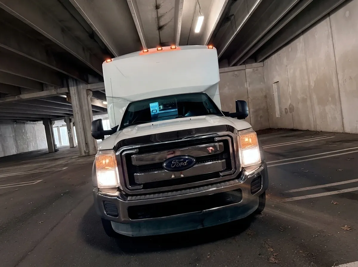 White Ford F-550 Party Bus no. 8