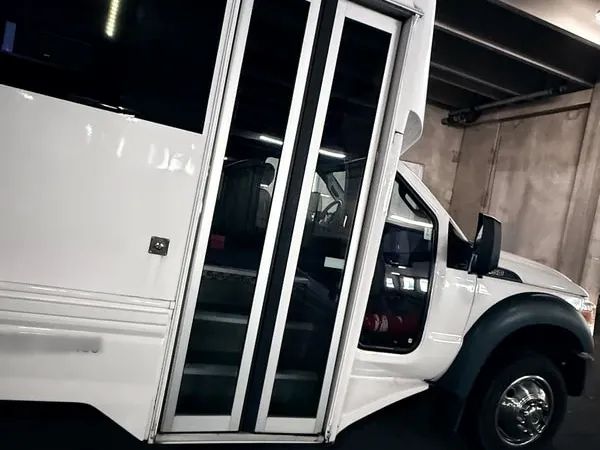 White Ford F-550 Party Bus no. 9