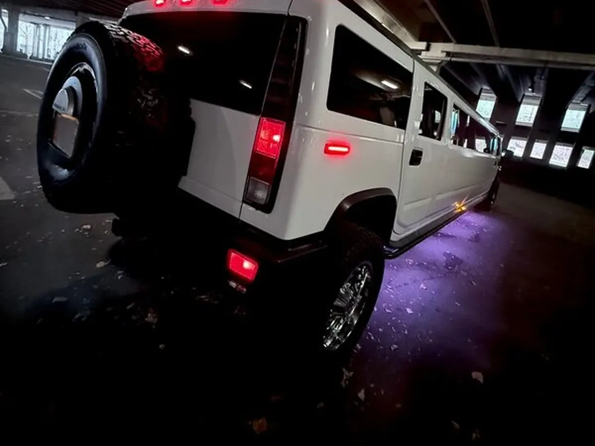 White H2 Hummer no. 3