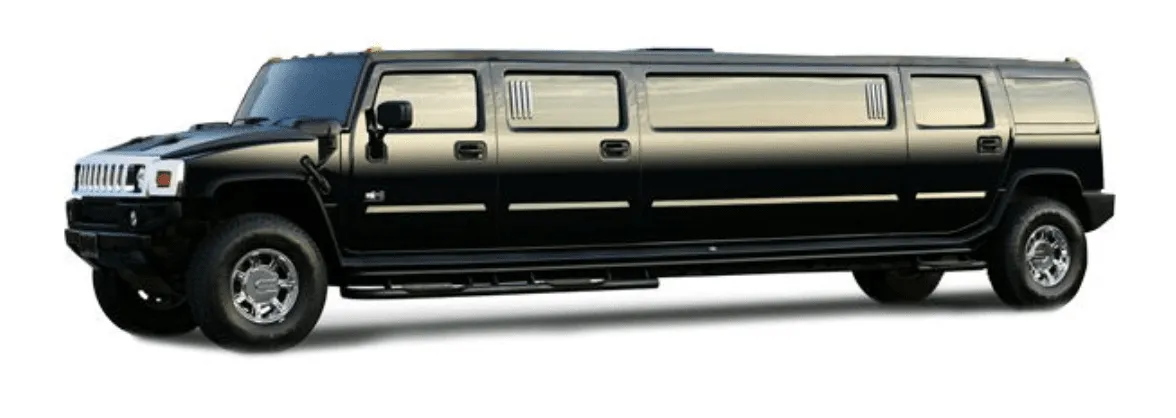 Black Hummer H2 Limousine offered for limo rental