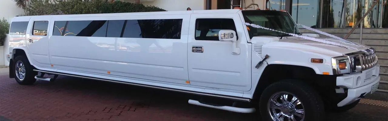 White Hummer Limo for limo rental White Hummer Limo for limo rental