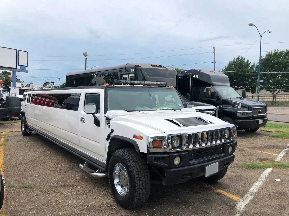 Pink Hummer Limousine offered for limo rental