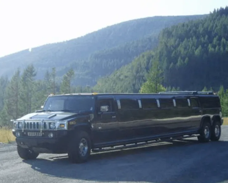 Black Hummer Limousine for limo rental in Pembroke Township, IL