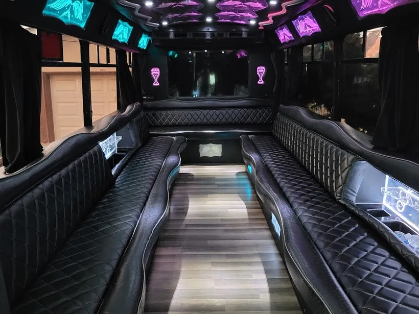 Large Party Bus offered for party bus rental