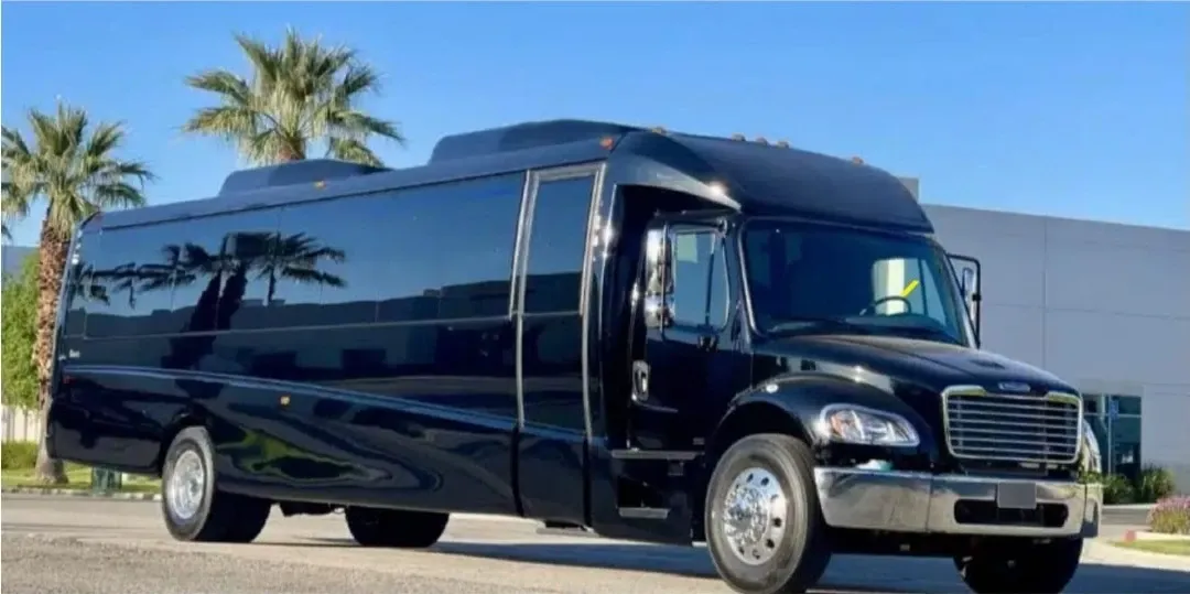 Limousine Party Bus offered for party bus rental