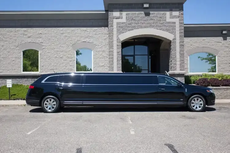 Black Lincoln MKT Limousine for limo rental