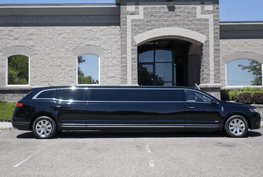 Black Lincoln MKT Limo with tinted windows for limo rental in Ohio, IL Black Lincoln MKT Limo with tinted windows for limo rental in Ohio, IL