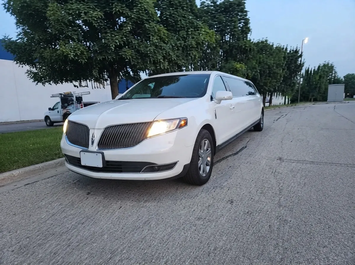 White Lincoln MKT Limousine offered for limo rental