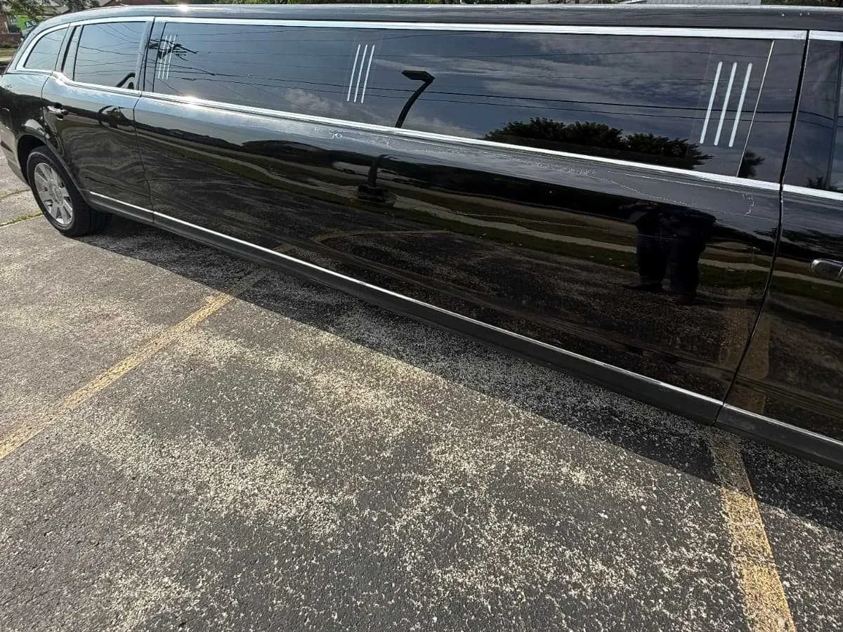 Lincoln MKT Limousine Black Lincoln MKT Limousine offered for limo rental