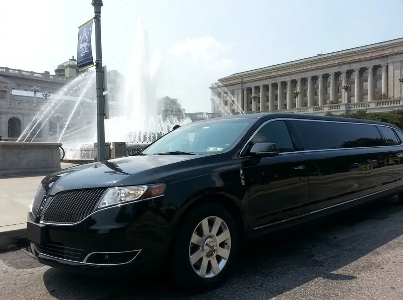 Black Lincoln MKT Super Limousine offered for limo rental