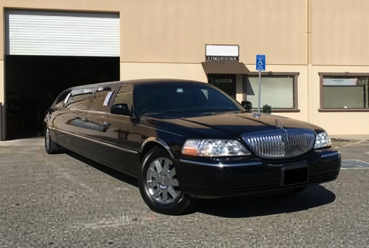 Black Lincoln Town Car Limousine no. 2