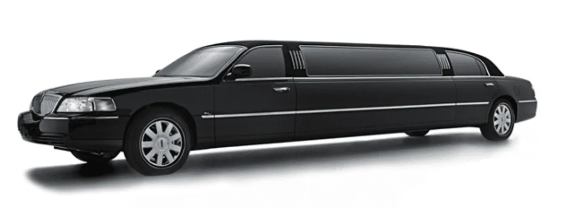 Black Lincoln Town Car Limousine offered for limo rental