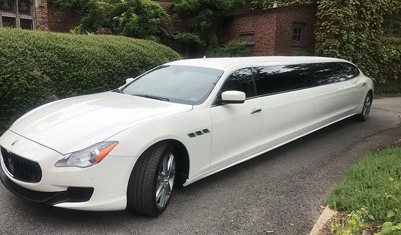 Maserati Quattroporte Stretch Limousine for limo rental