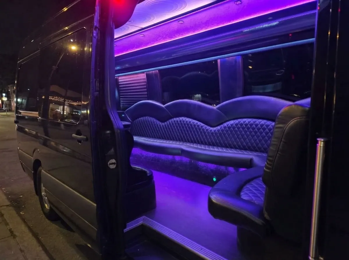 Black Mercedes-Benz Limousine Sprinter no. 2