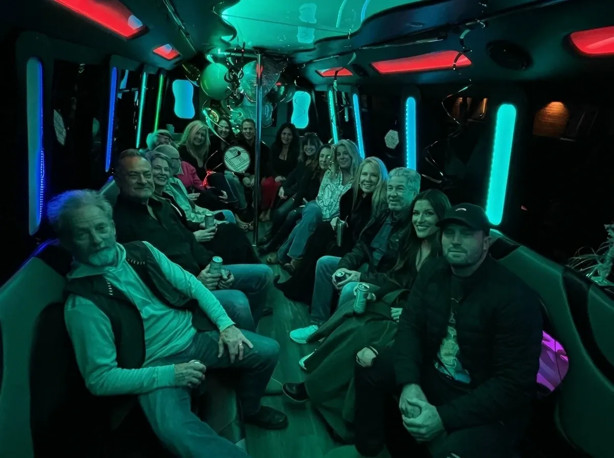 Black Mercedes-Benz Party Buses no. 2