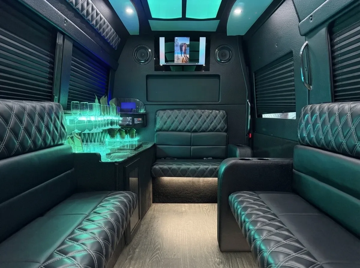 Black Mercedes-Benz Sprinter Limousine no. 3