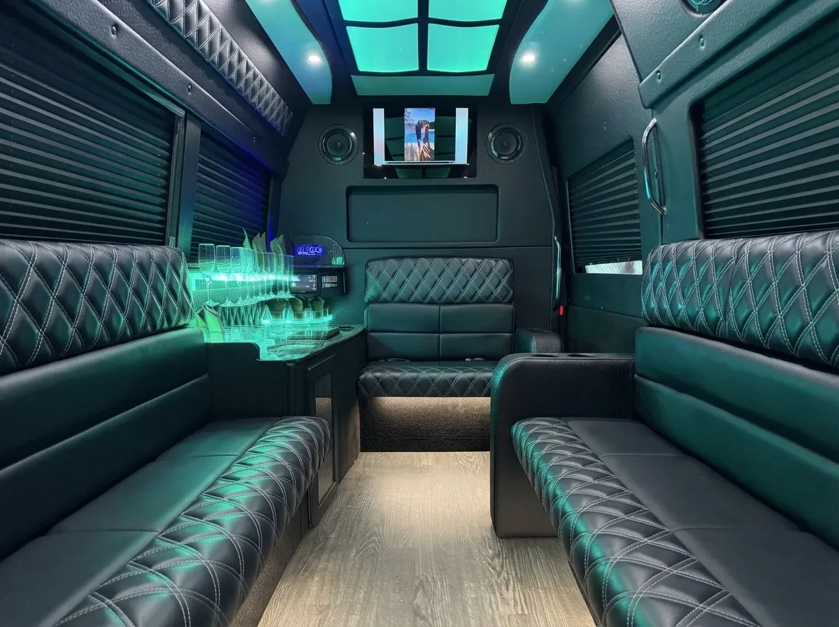 Black Mercedes-Benz Sprinter Limousine no. 2