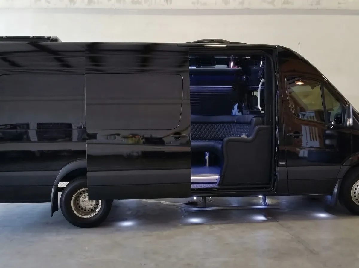Black Mercedes-Benz Sprinter Limousine no. 6