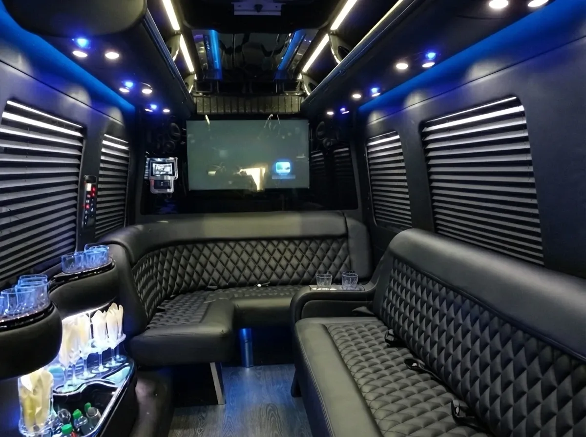 Black Mercedes-Benz Sprinter Limousine no. 4