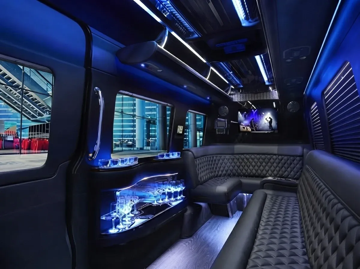 Black Mercedes-Benz Sprinter Limousine no. 2