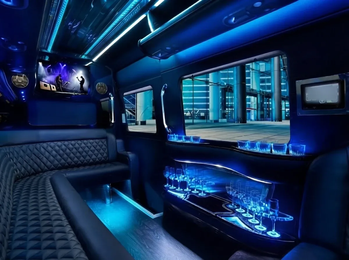 Black Mercedes-Benz Sprinter Limousine no. 3