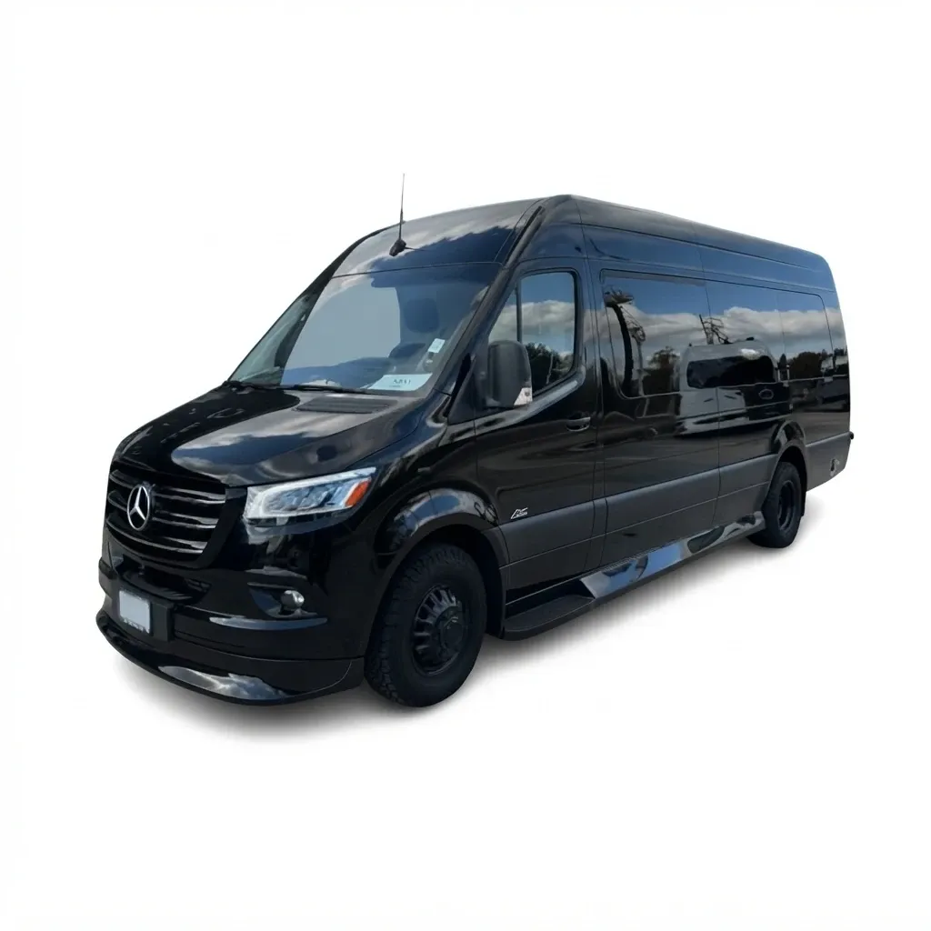 Mercedes-Benz Sprinter Limousine Van Mercedes-Benz Sprinter Limousine Van offered for party bus rental
