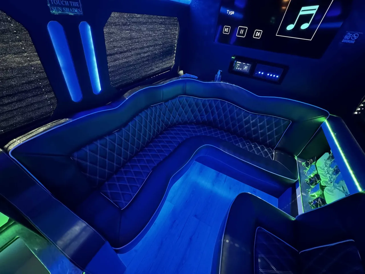 Silver Mercedes-Benz Sprinter Party Limousine Bus no. 4