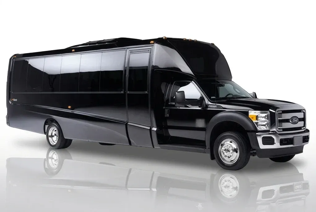 45 Passenger Party Bus offered for party bus rental