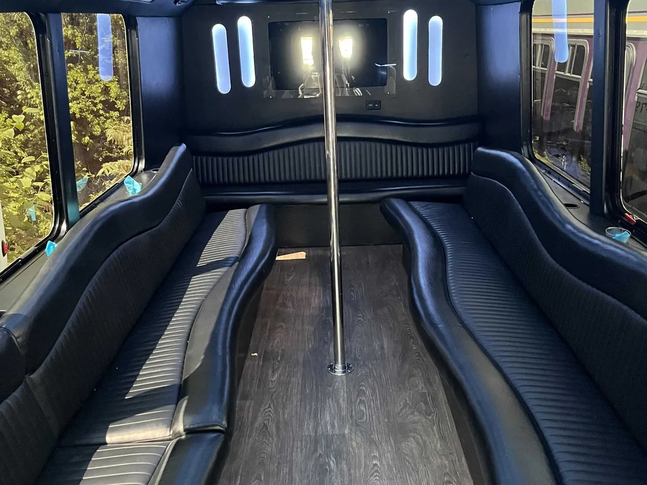 White 18 Passenger Party Bus no. 2