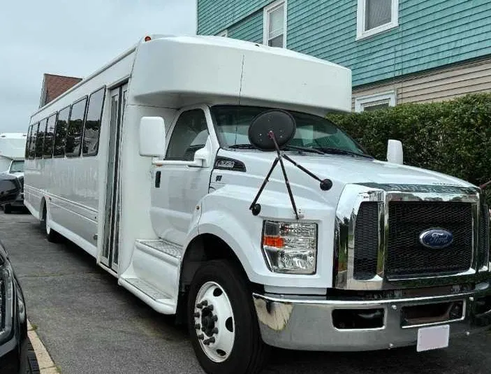 36 Passenger Party Bus Black 36 Passenger Party Bus offered for party bus rental