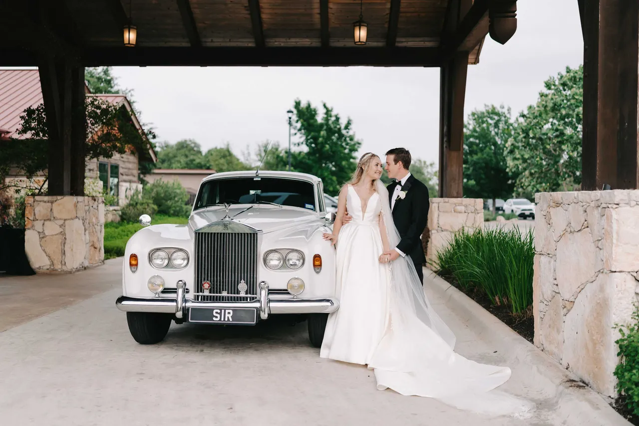 White Rolls-Royce exterior shot no. 3