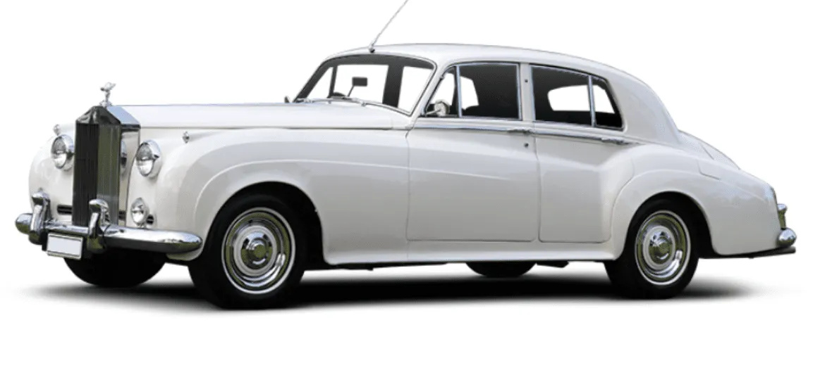 White Rolls-Royce Cloud 1952 offered for limo rental
